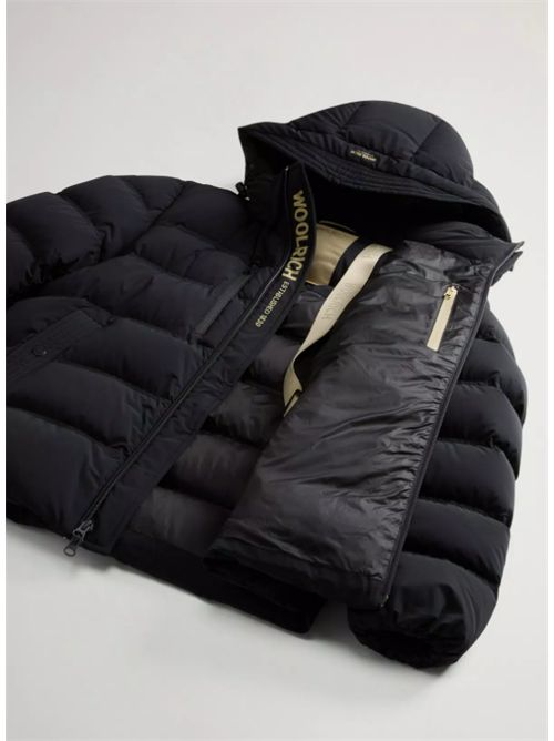 MATT STRETCH PUFFER JACKET WOOLRICH | CFWOOU2088MRUT3107100 BLACK